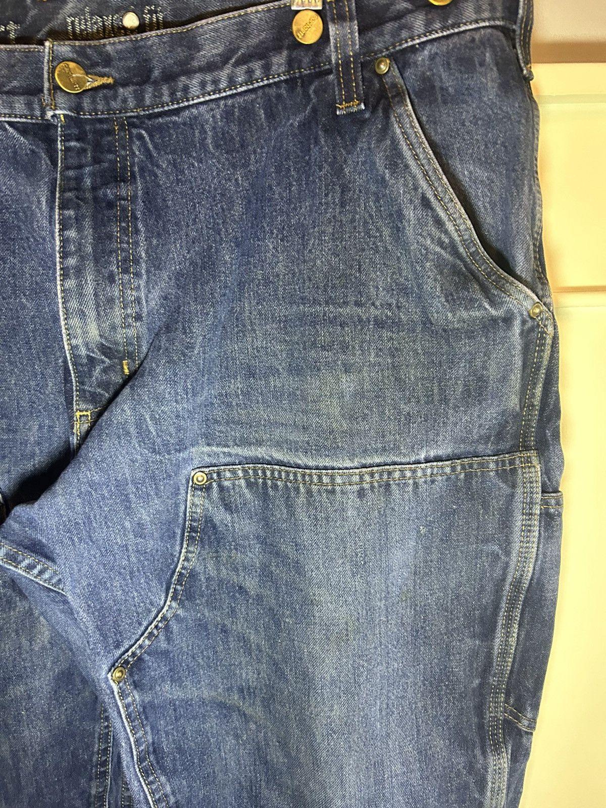 Carhartt × Vintage Carhartt Double Knee relaxed fit carpenter jeans Size US 42 / EU 58 - 3 Thumbnail