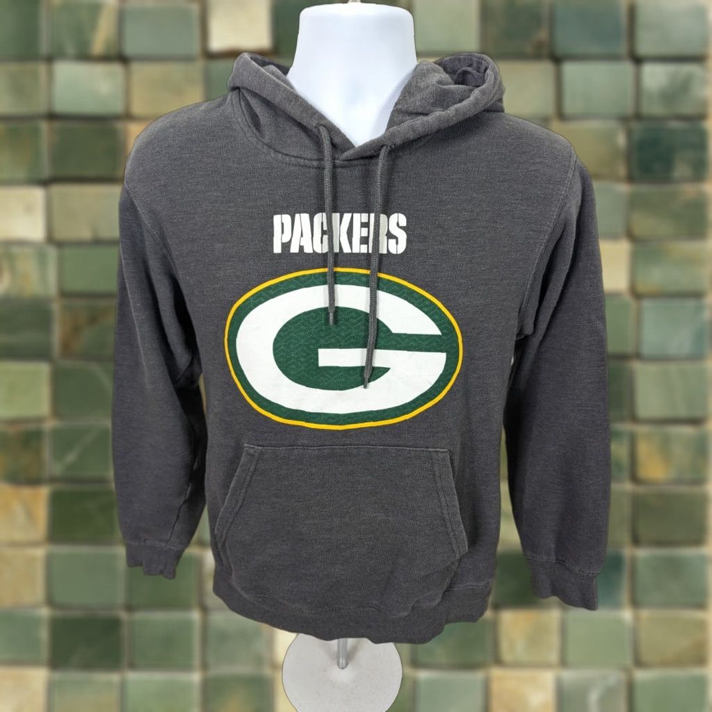 Vintage Majestic Green Bay Packers Gray Long Sleeve Sweatshirt Hoodie Men S Small Pullover Football Size US S / EU 44-46 / 1 - 1 Thumbnail