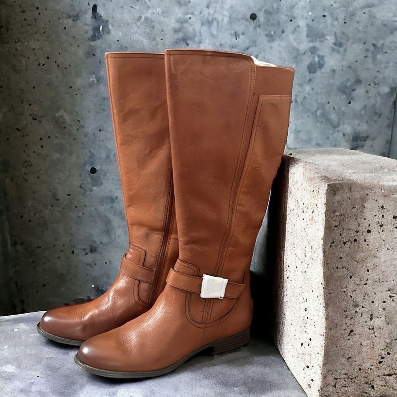 Other Naturalizer Casual Leather Tall Riding Boots with Buckle 12 Size US 12 / IT 42 - 1 Thumbnail
