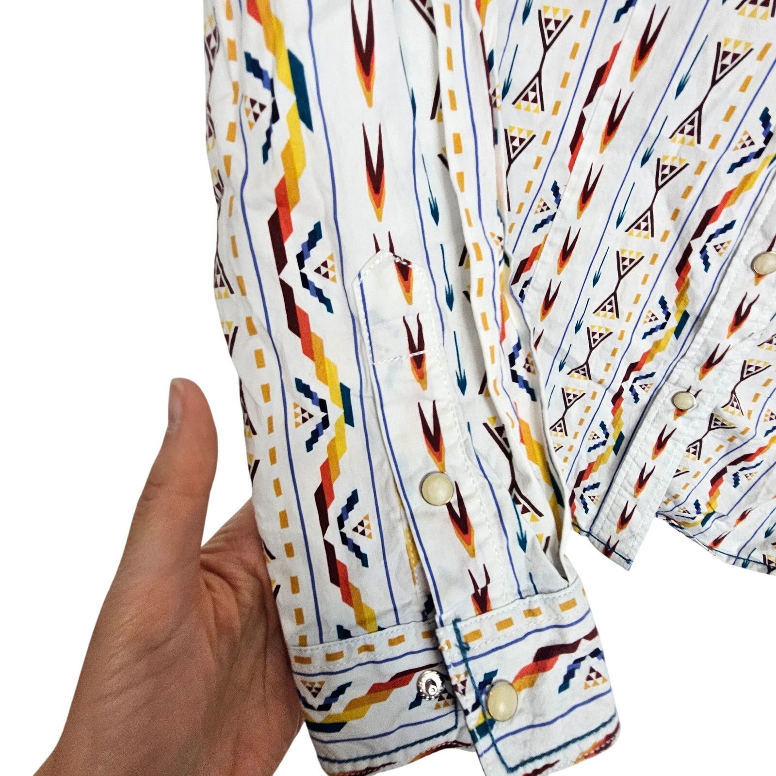 Panhandle Slim Panhandle Rough StockWomens Western Shirt Snap Front Size M Size M / US 6-8 / IT 42-44 - 4 Thumbnail