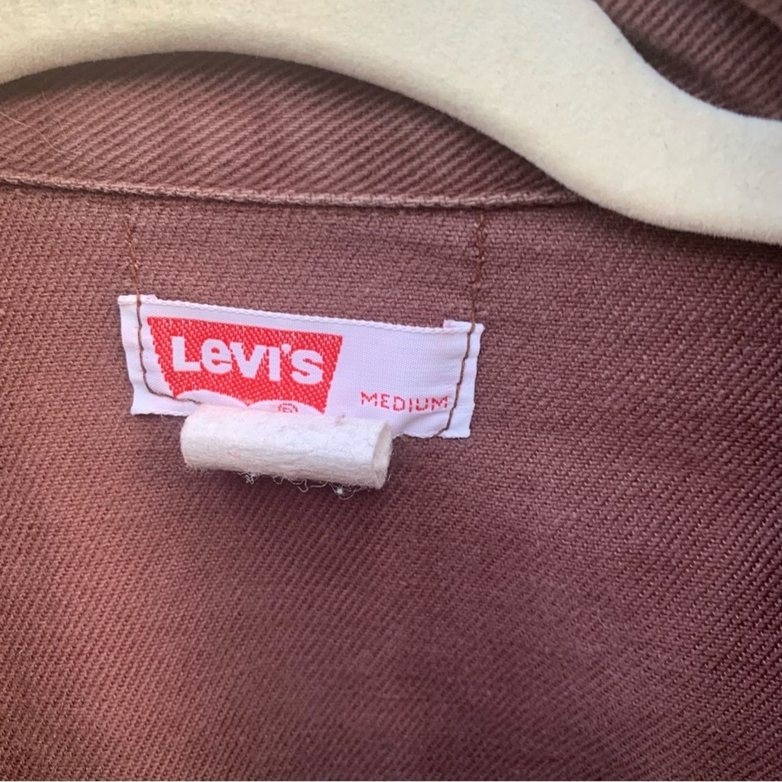 Levi's Vintage 1970s Levi's Brown Button-Down Cotton Jacket Big E Size US M / EU 48-50 / 2 - 3 Thumbnail