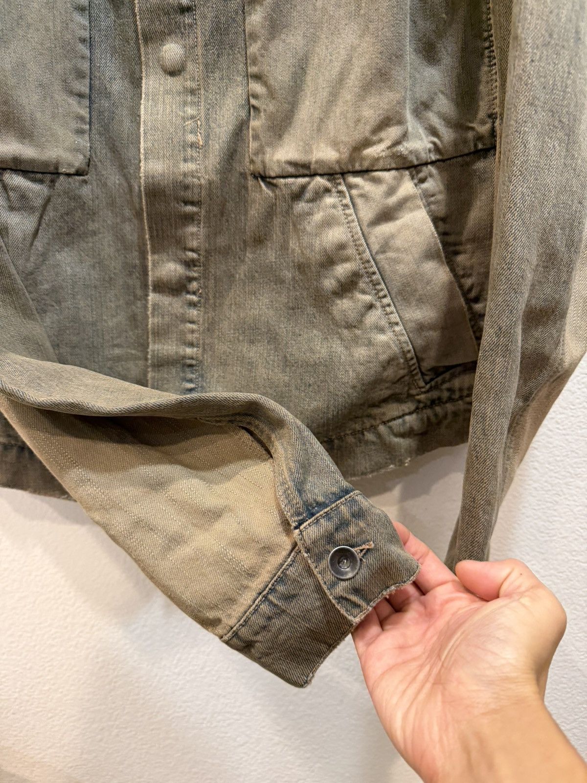 Rick Owens FW06 Dust Wash Denim Trucker Jacket XL Size US XL / EU 56 / 4 - 4 Thumbnail