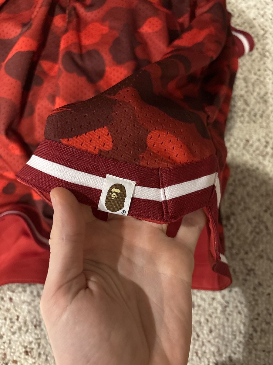 Bape Bape Red Camo Basketball Shorts Size US 36 / EU 52 - 3 Thumbnail