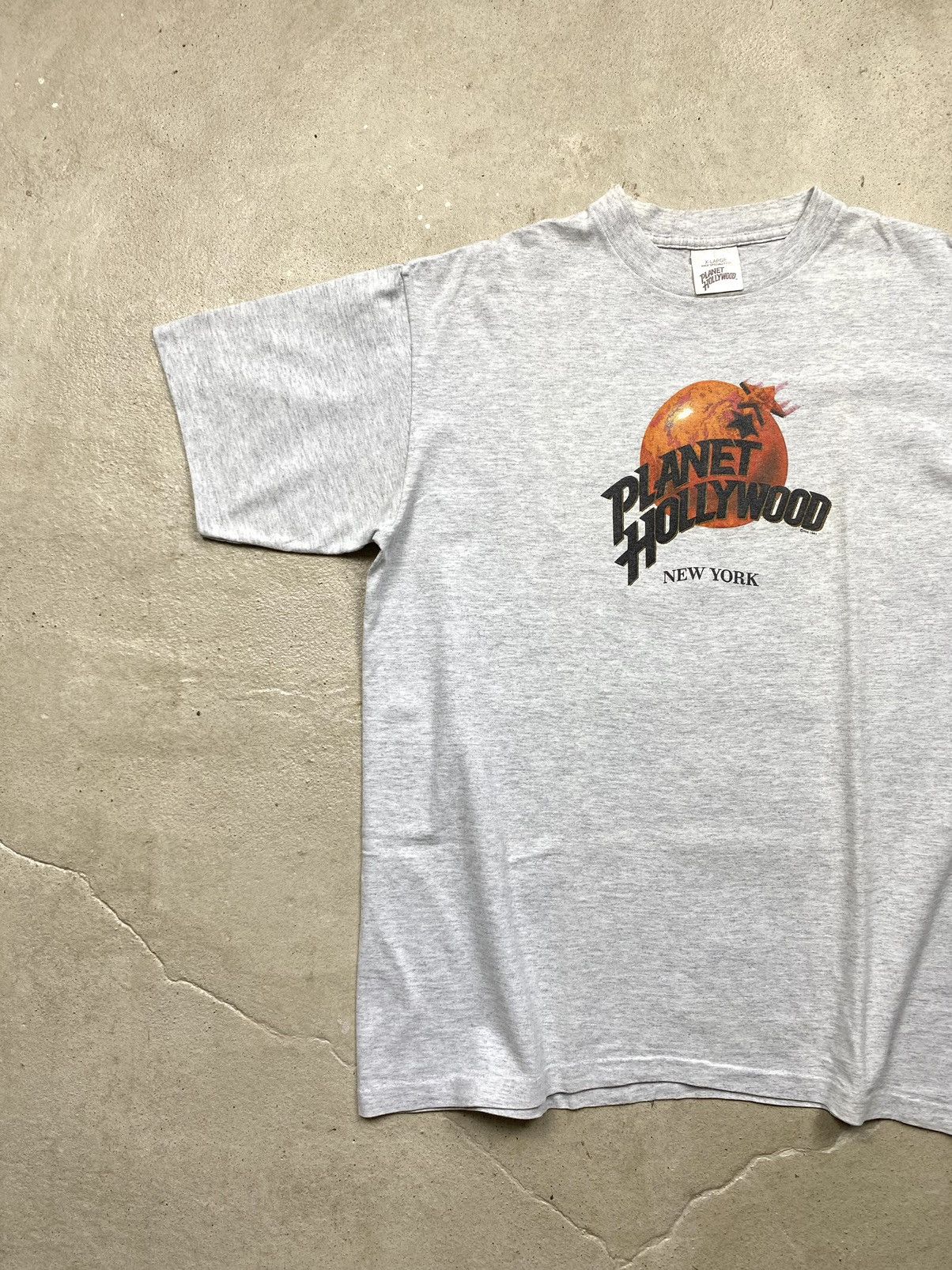 Planet Hollywood Vintage 1991 Planet Hollywood New York Tee Shirt Size US XL / EU 56 / 4 - 2 Thumbnail