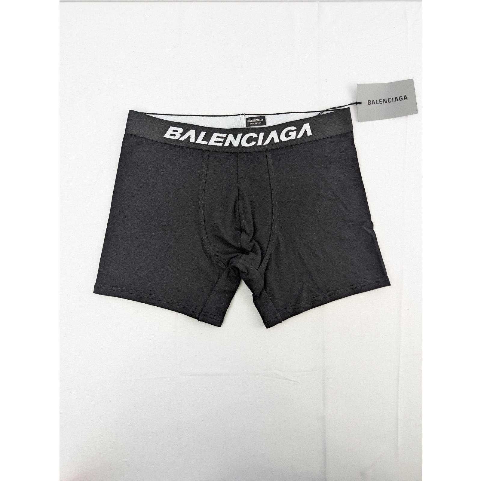 Balenciaga o1rshd1 Size: S / Underwear Racer Boxer Brief Short in Black Size US 30 / EU 46 - 1 Thumbnail