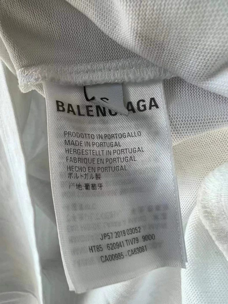 Balenciaga Balenciaga White MasterCard Short Sleeves Size US S / EU 44-46 / 1 - 5 Thumbnail