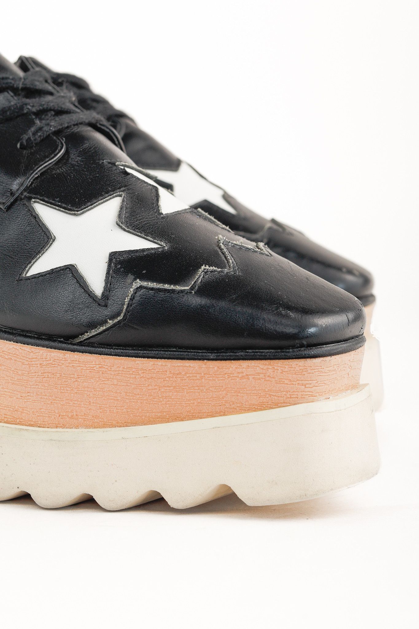 Stella McCartney Stella McCartney Star Vegan Elyse Platform Derby Shoes Size US 5 / IT 35 - 7 Thumbnail