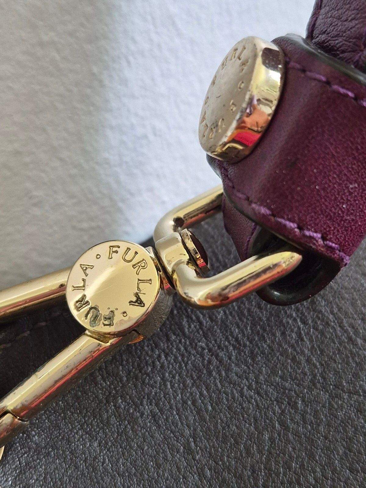 Furla Vintage Furla Red Leather Handbag Size ONE SIZE - 3 Thumbnail