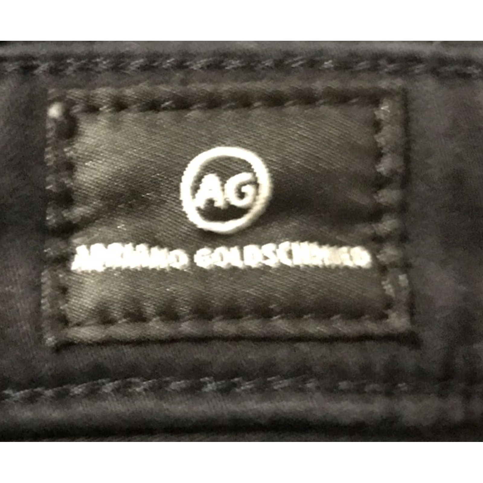 Vintage AG Adriano Goldschmied Stevie Black Jeans Womens 26R 28x27 1/2 Low Rise 7” Skinny Regular Denim Pants Black 5-Pocket Stretch Comfort Vintage No N/A Size 26" / US 2 / IT 38 - 5 Thumbnail