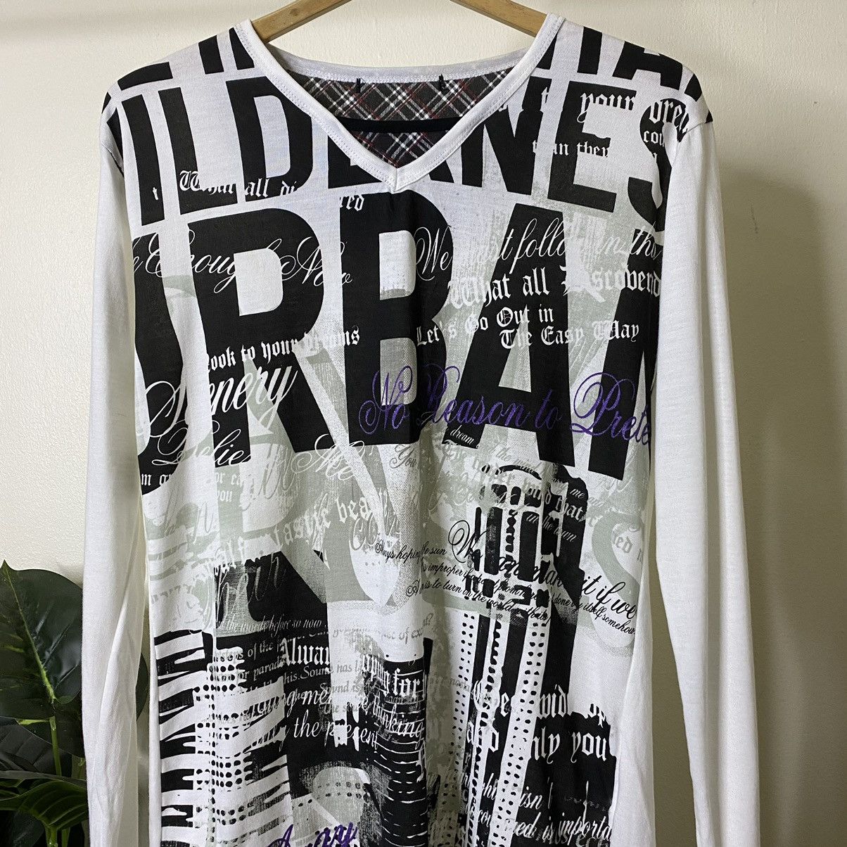 If Six Was Nine × Japanese Brand × Seditionaries Urban Seditionaries Poem Cyber Gothic Punk LS T Shirt Size US S / EU 44-46 / 1 - 2 Thumbnail