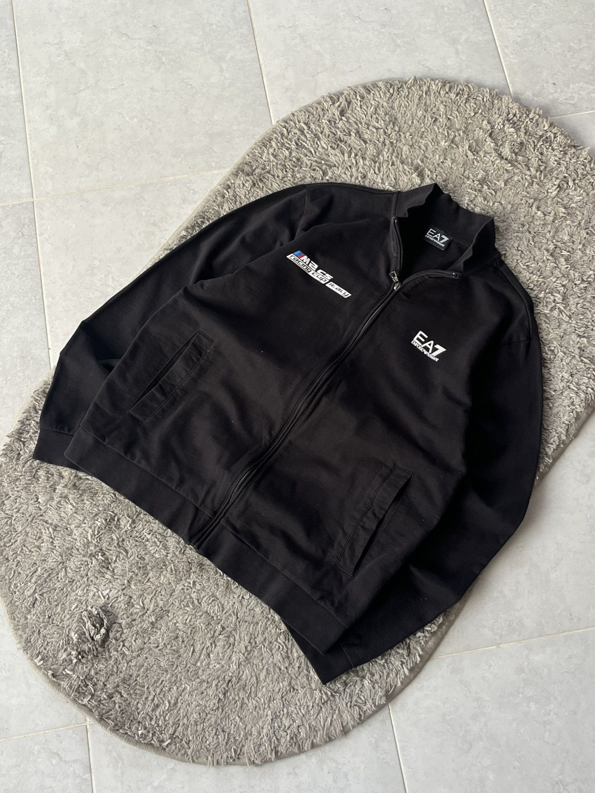 Emporio Armani Vintage Zip Emporio Armani BMW M2 CS Big Logo Y2K Style Size US L / EU 52-54 / 3 - 2 Thumbnail