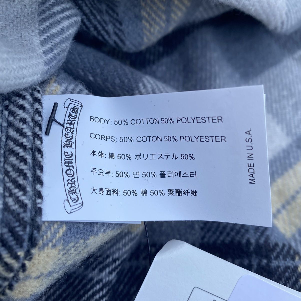 Chrome Hearts Chrome Hearts Work Dog Flannel Gray Size US S / EU 44-46 / 1 - 7 Thumbnail