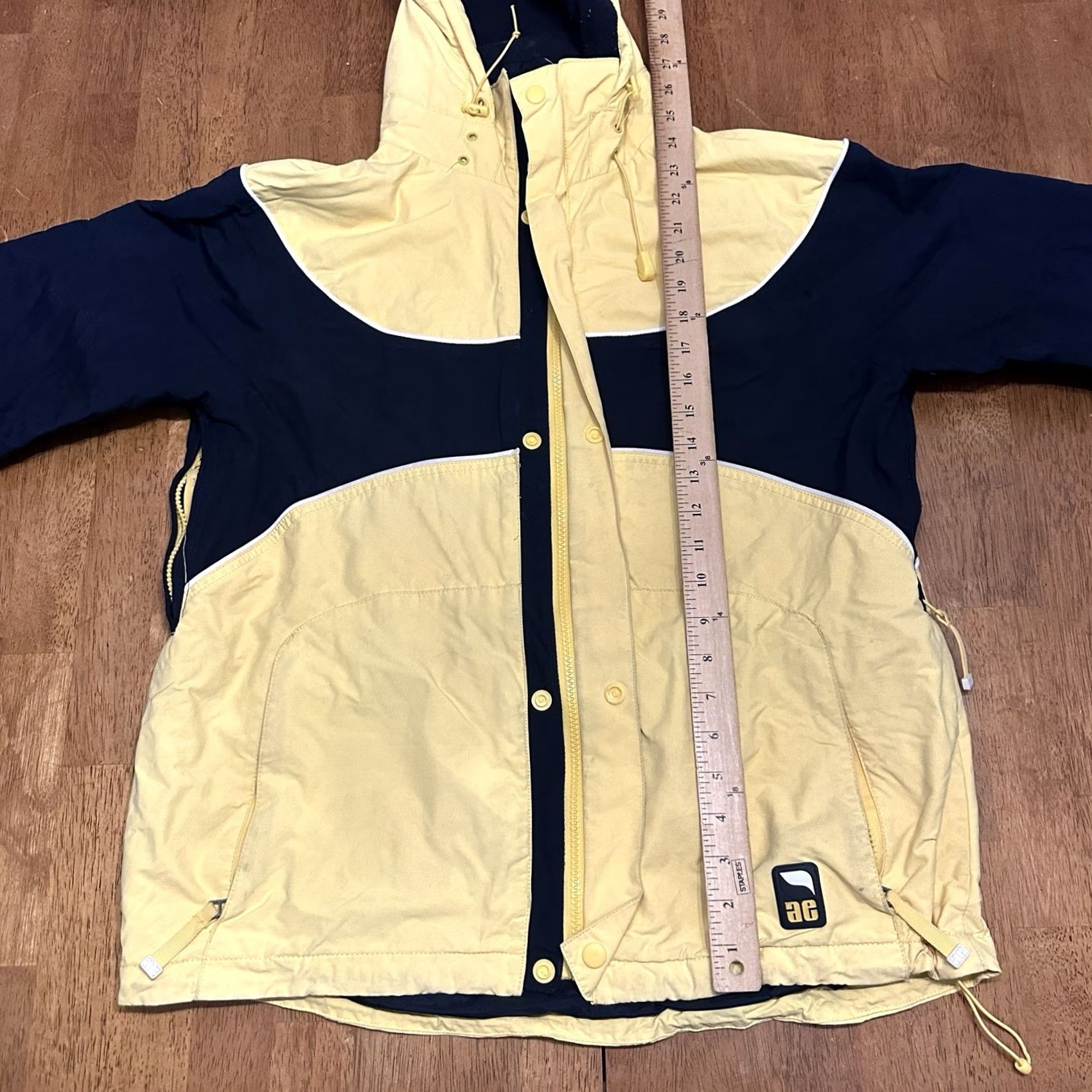 American Eagle Outfitters VINTAGE American Eagle Yellow Hooded Windbreaker Jacket Men’s Medium Y2K AE77 Size US M / EU 48-50 / 2 - 6 Thumbnail