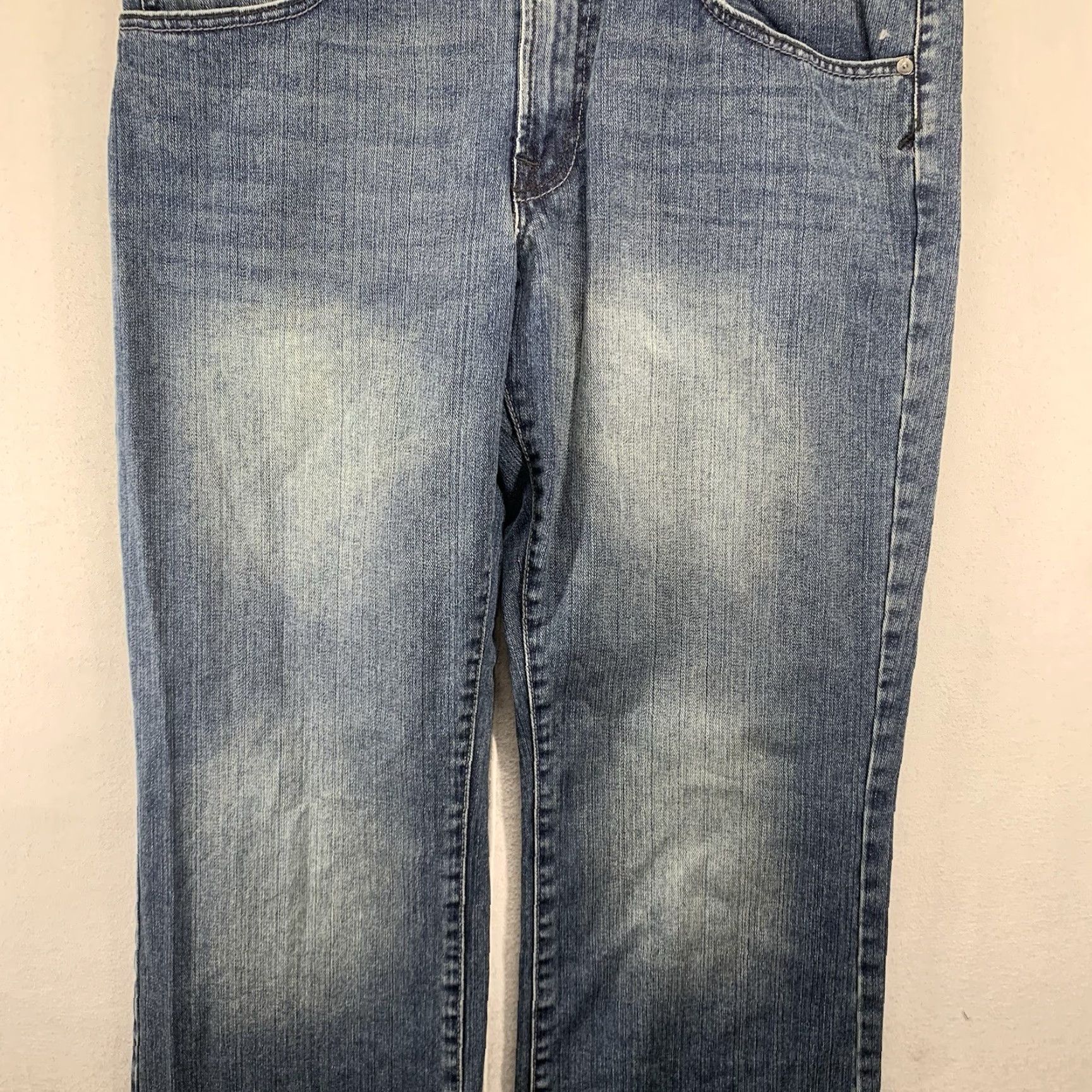 Vintage Vintage Arizona Jean Co Men's Jeans 36x31 Dark Blue Straight Fit Bootcut 90s Grunge Rock Size US 36 / EU 52 - 7 Thumbnail