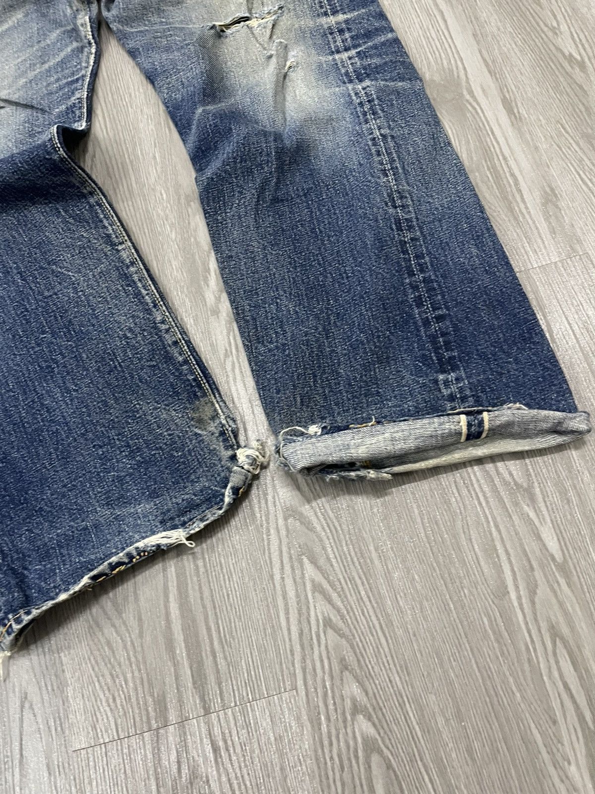 Denime × Japanese Brand Denime Japan Selvedges Distressed denim Size US 32 / EU 48 - 4 Thumbnail