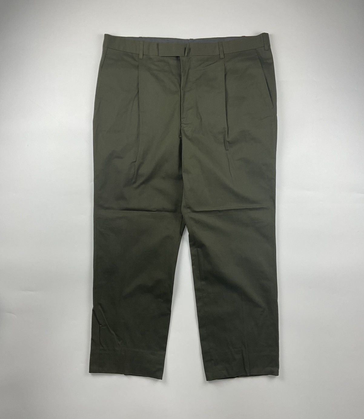 image of Berluti Trouser in Olive Green, Men's (Size 36)