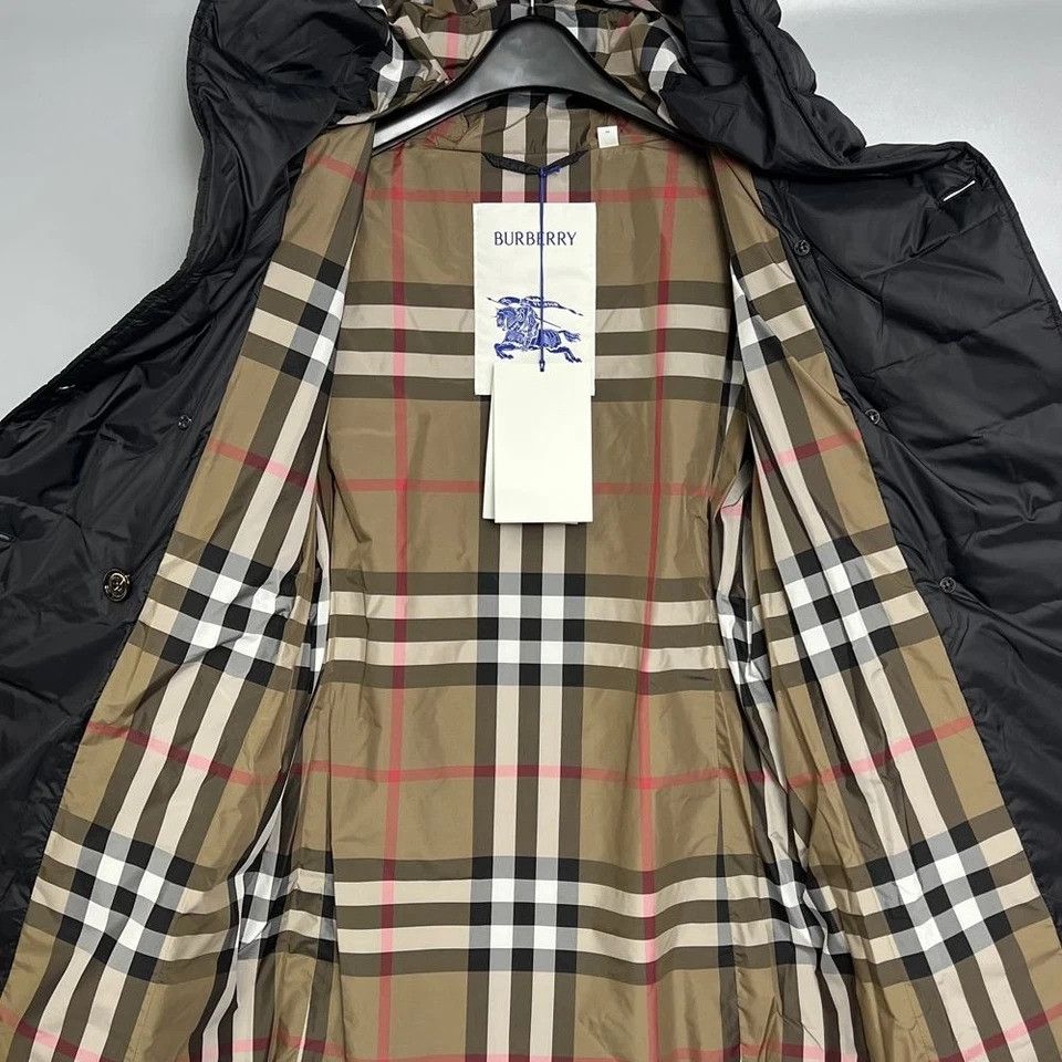 Burberry o1w1db10326 Hooded Down Jacket in Black Size XL / US 12-14 / IT 48-50 - 3 Thumbnail