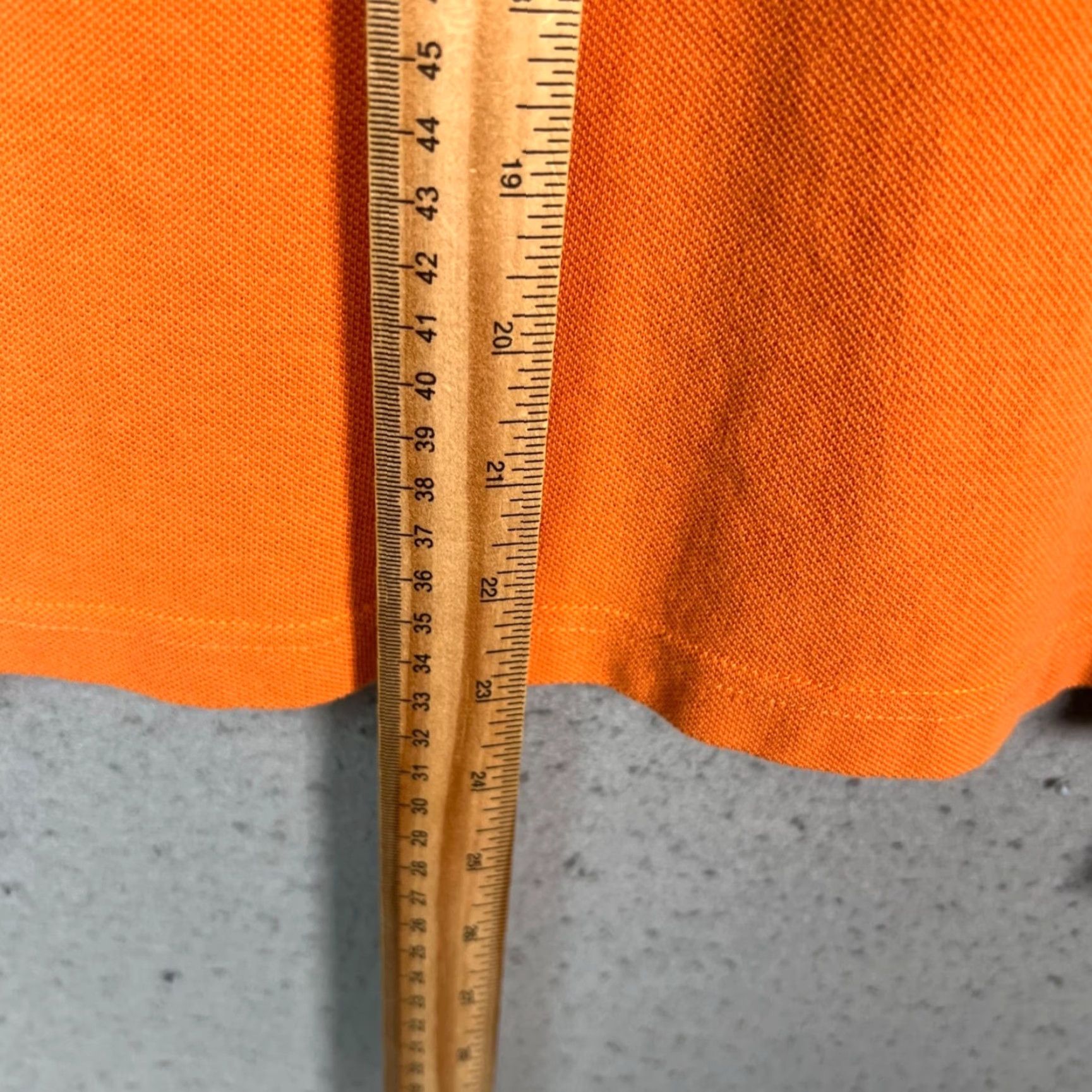 Lacoste Lacoste Mens Polo Shirt 100% Cotton Orange Long Sleeve Cropped 6 Regular Shirt Size US S / EU 44-46 / 1 - 7 Thumbnail