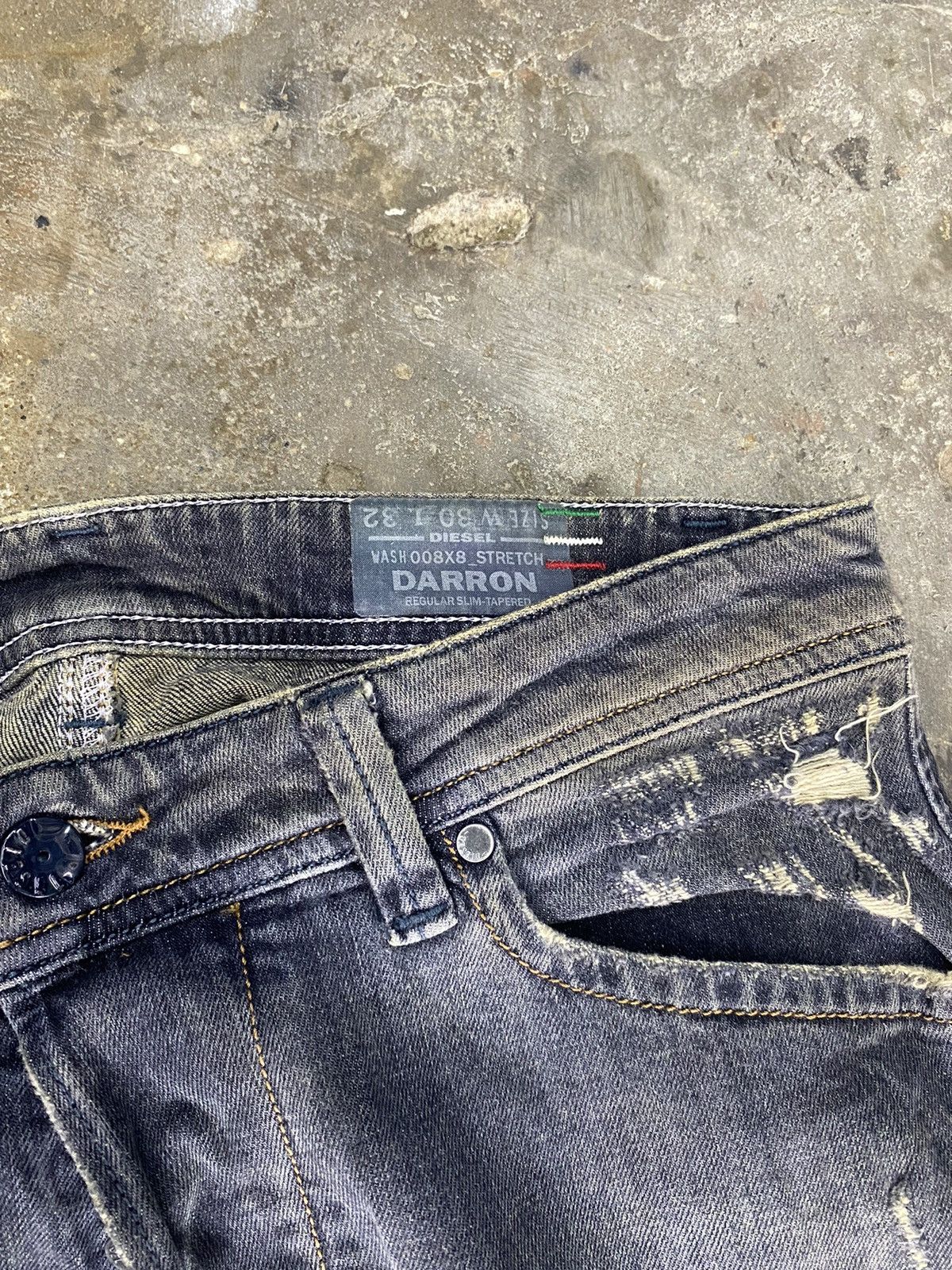 Diesel × Japanese Brand × Vintage Diesel industries blue jeans wash japanese brand Size US 30 / EU 46 - 7 Thumbnail
