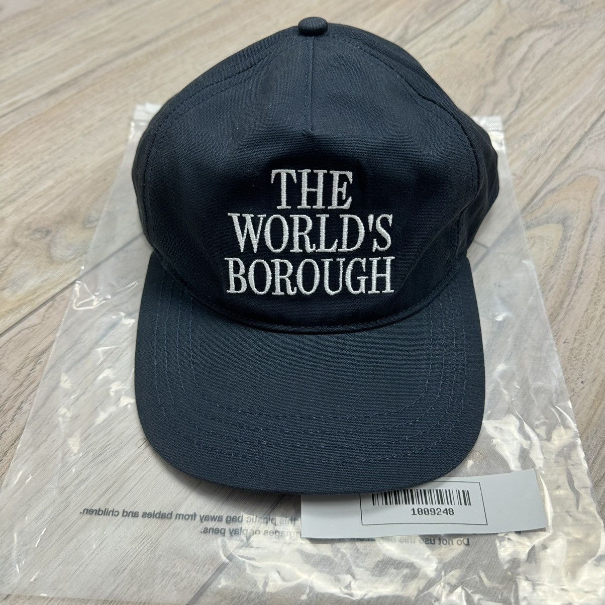 Aime Leon Dore Aimé Leon Dore ALD World’s Borough Navy Strapback Hat DS Size ONE SIZE - 6 Thumbnail