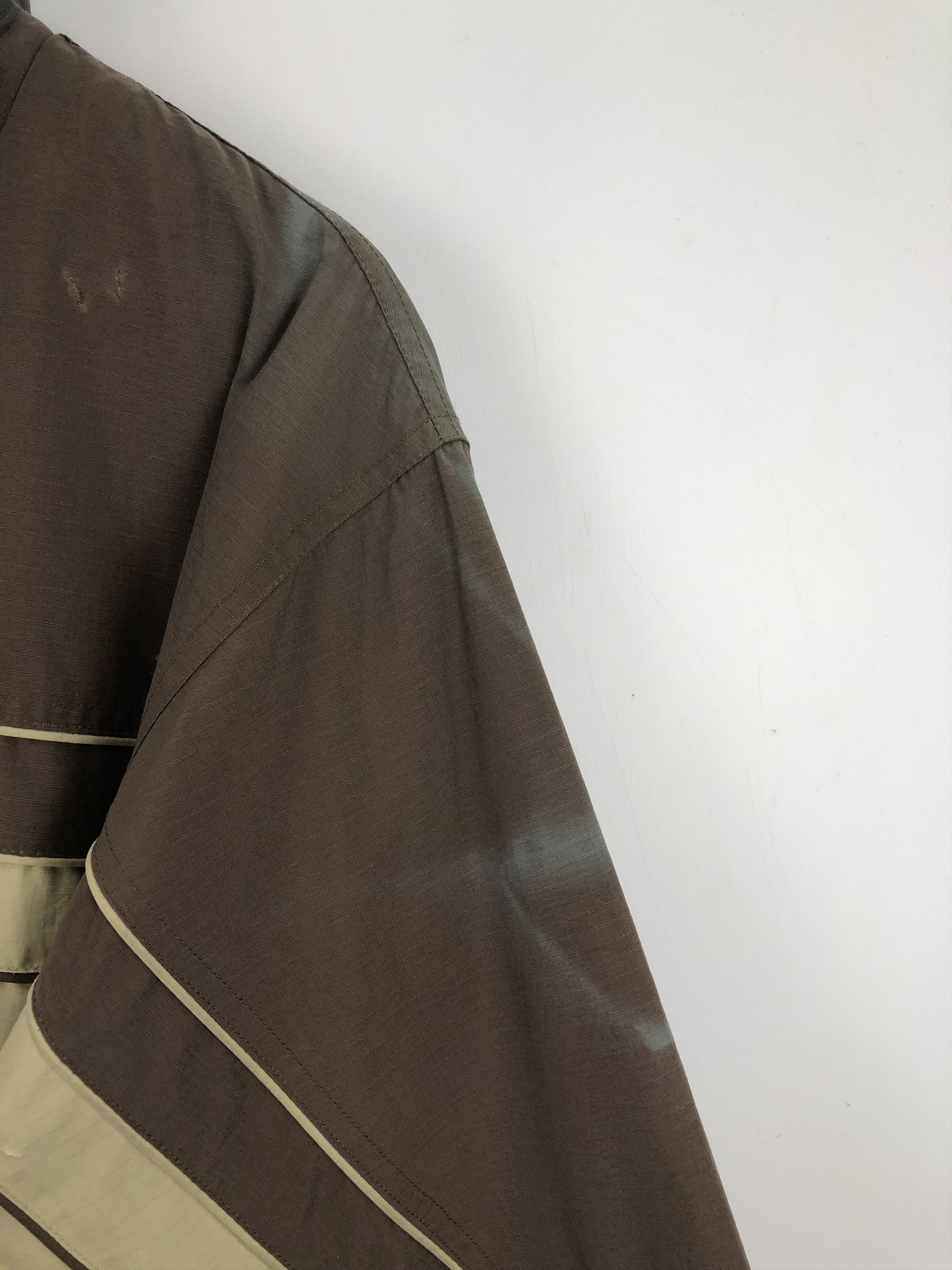O'Neill Vintage 90s Oneill Zipper Jacket Striped Windbreaker J0775 Size US M / EU 48-50 / 2 - 8 Thumbnail