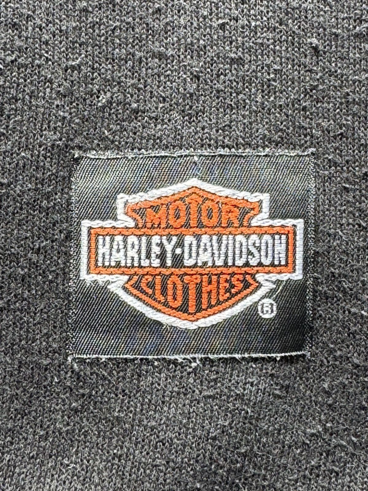 Harley Davidson × Vintage 1990 Harley Davidson H.k Stratman Half Zipper Sweatshirt Size US L / EU 52-54 / 3 - 6 Thumbnail