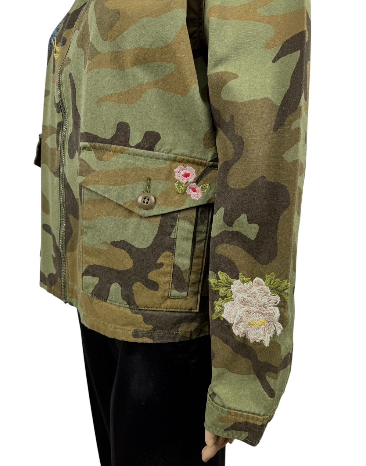 Levi's Levis Camouflage Caroline Zip Jacket Embroidered size M Size M / US 6-8 / IT 42-44 - 5 Thumbnail