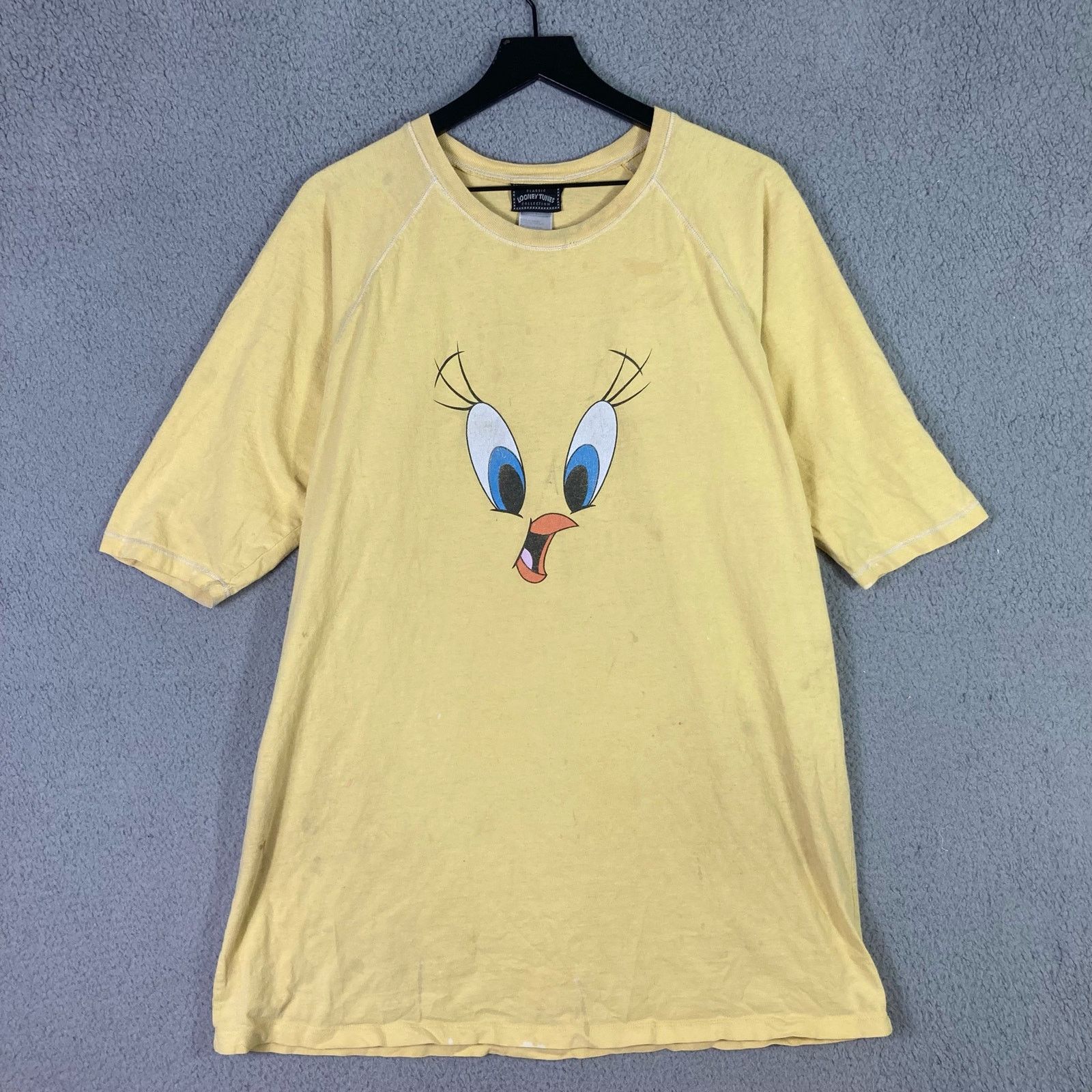 Other Vintage Looney Tunes Tweety Bird Graphic T-Shirt Yellow Size ONE SIZE - 4 Thumbnail