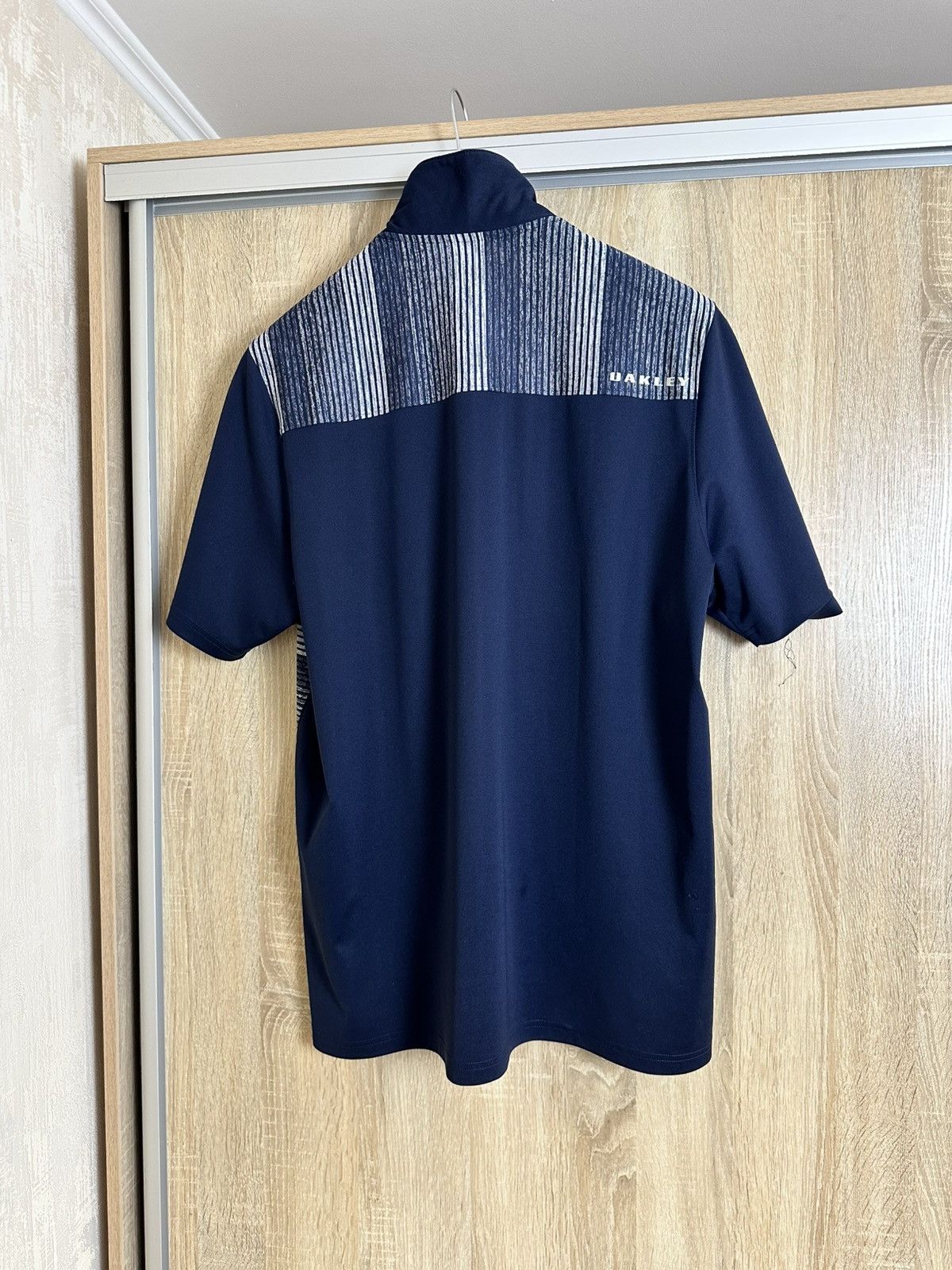 Oakley 🔥 Oakley Vintage Logo Striped Polo T Shirt Jersey Size US XL / EU 56 / 4 - 3 Thumbnail
