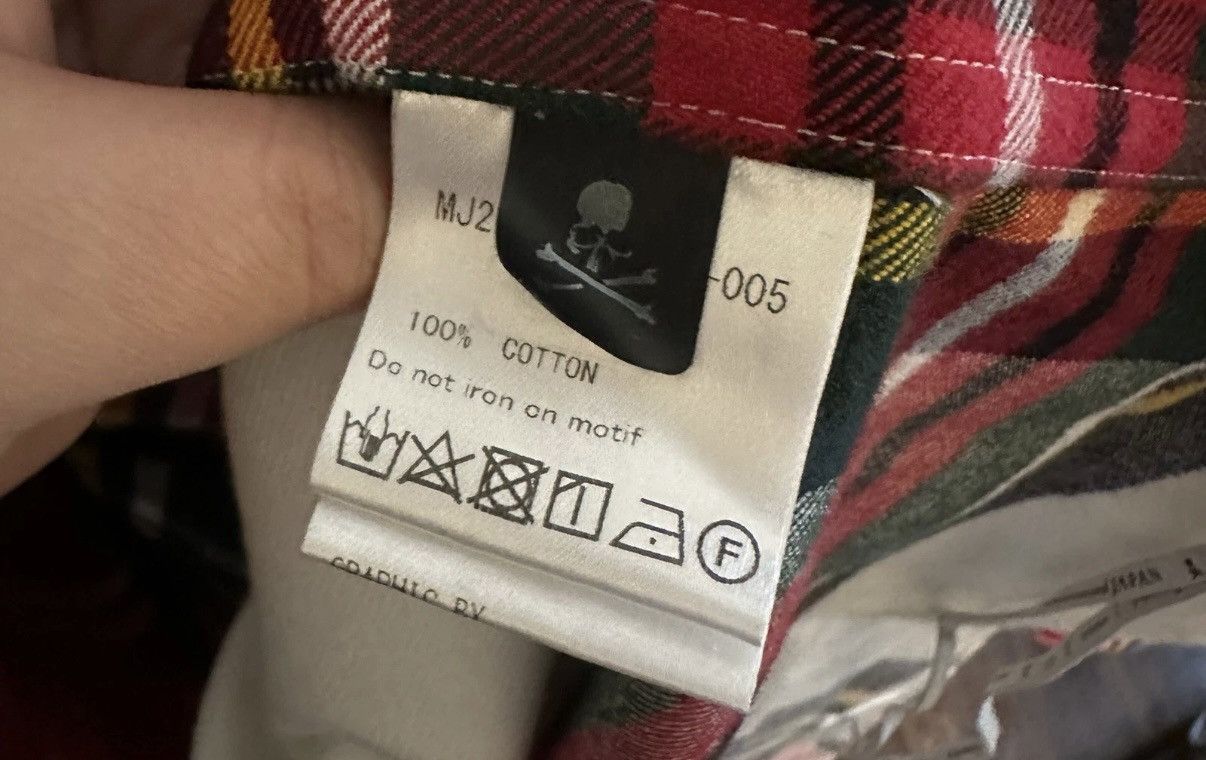 Mastermind Japan Mastermind Japan Men's Red Check Plaid Flannel Size US XL / EU 56 / 4 - 10 Thumbnail