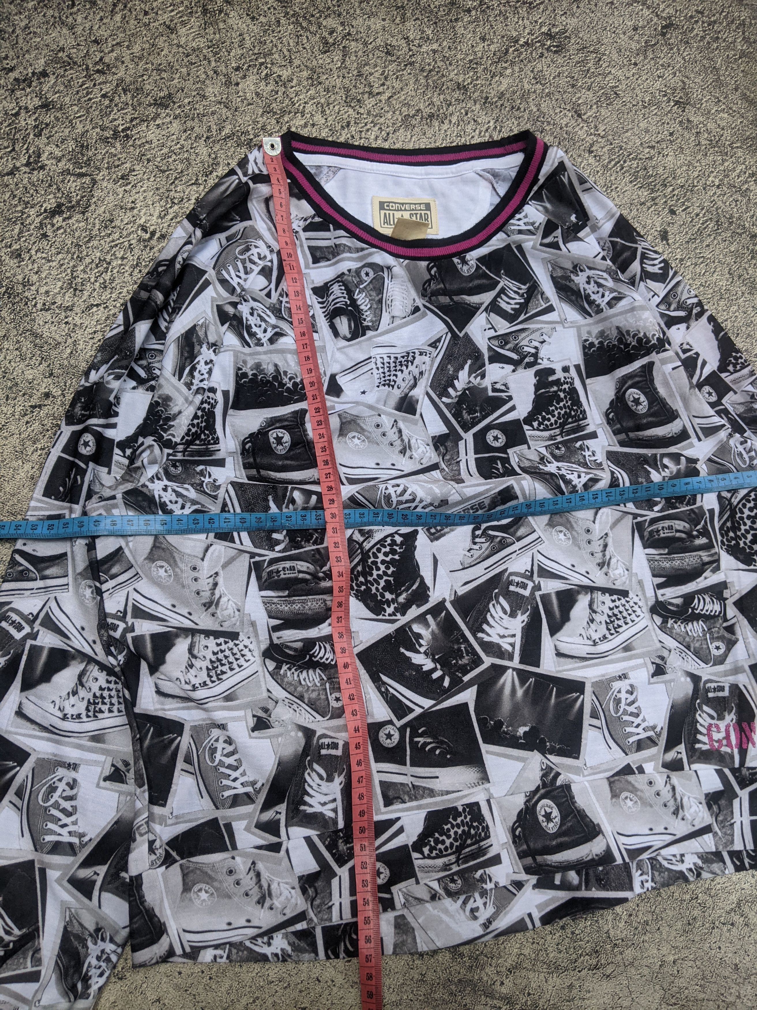 Converse Chuck Taylor All Over Print Long Sleeve T Shirt Size US S / EU 44-46 / 1 - 7 Thumbnail