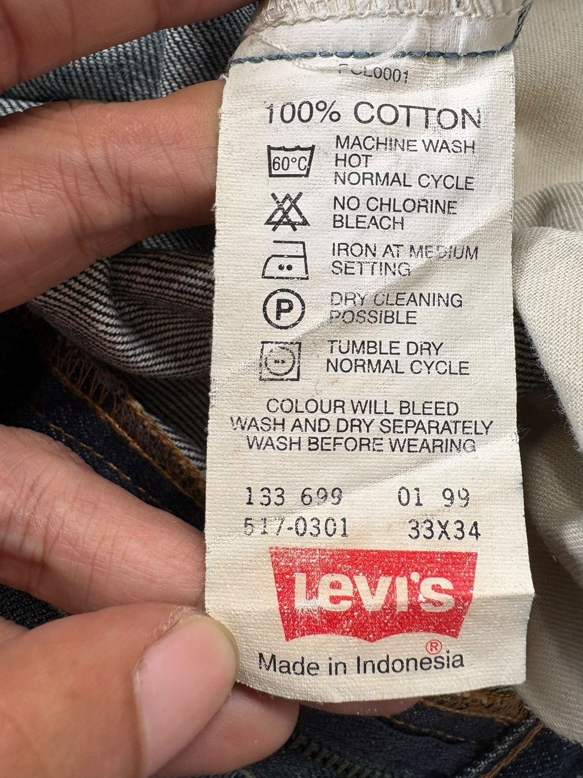 Levi's Vintage 90s Levis 517 Flare Mud Wash Distress Jeans Size US 33 - 6 Thumbnail