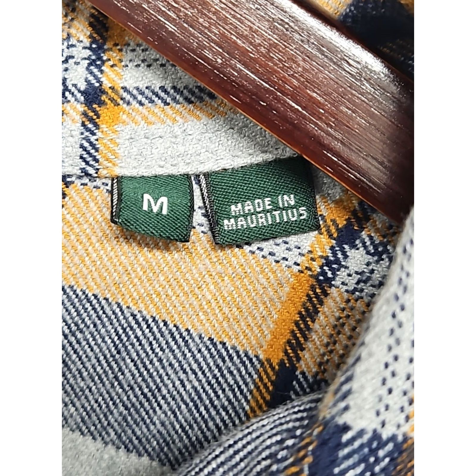 Orvis Orvis Plaid Flannel Shirt Men’s Medium Button-Up Long Sleeve Yellow Blue Multicolor Regular Fit Size US M / EU 48-50 / 2 - 5 Thumbnail