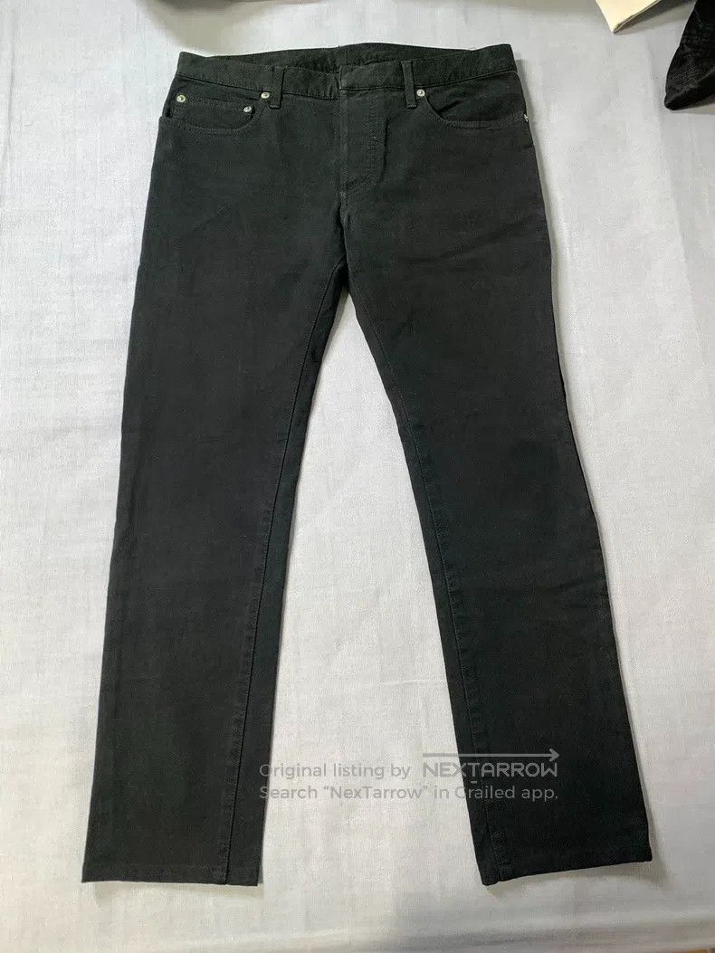Dior Dior Black Leather Patch Mixed Fabric Casual Pants Size US 32 / EU 48 - 2 Thumbnail