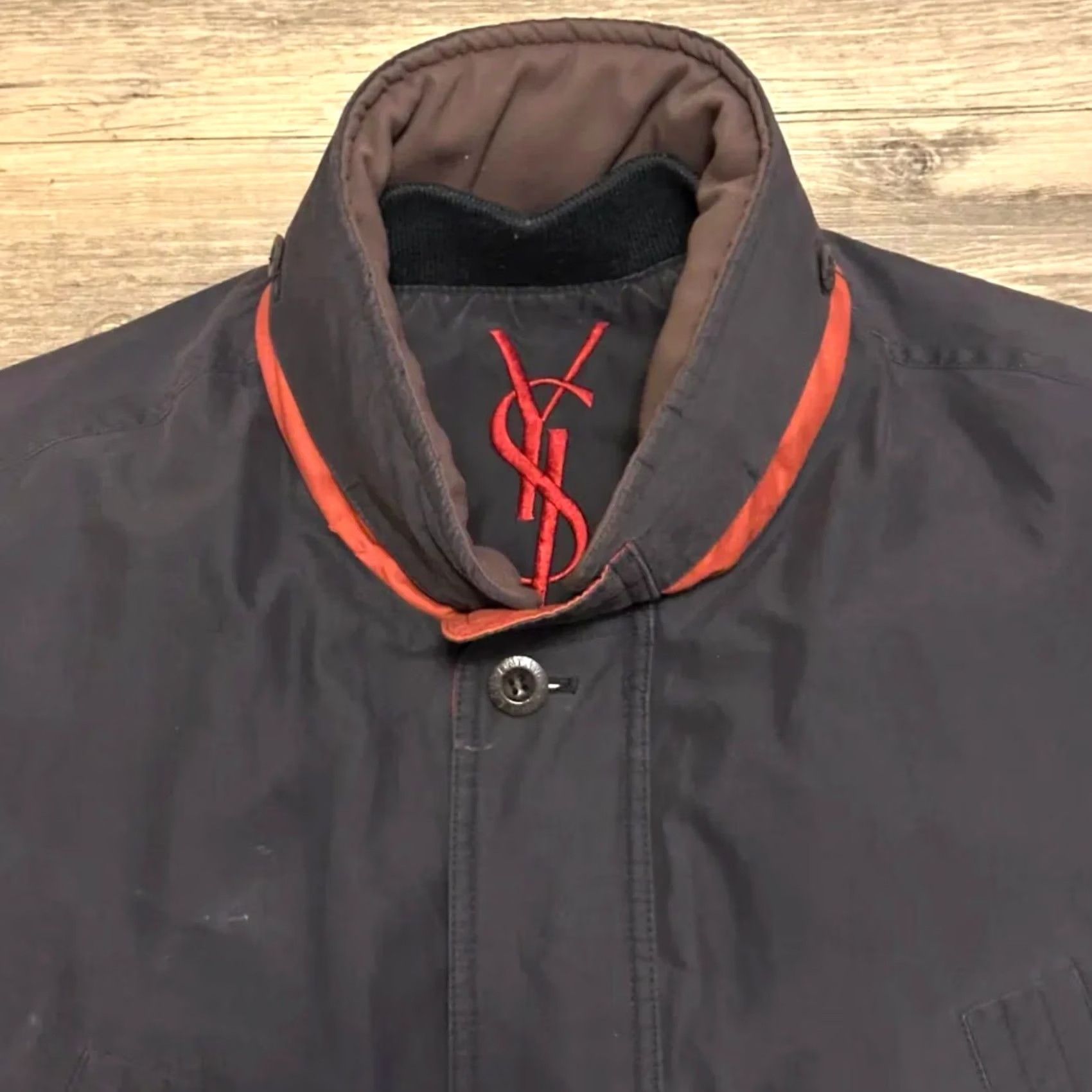 Yves Saint Laurent VINTAGE Yves Saint Laurent Down Hooded Puffer Jacket XL Men Blue Size XL Jacket Size US XL / EU 56 / 4 - 4 Thumbnail