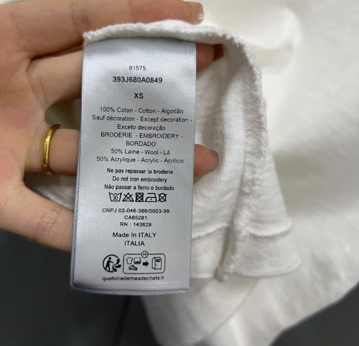 Dior Dior × Denim Tears Letter & Number Short Sleeve J41 Size XL / US 12-14 / IT 48-50 - 4 Thumbnail