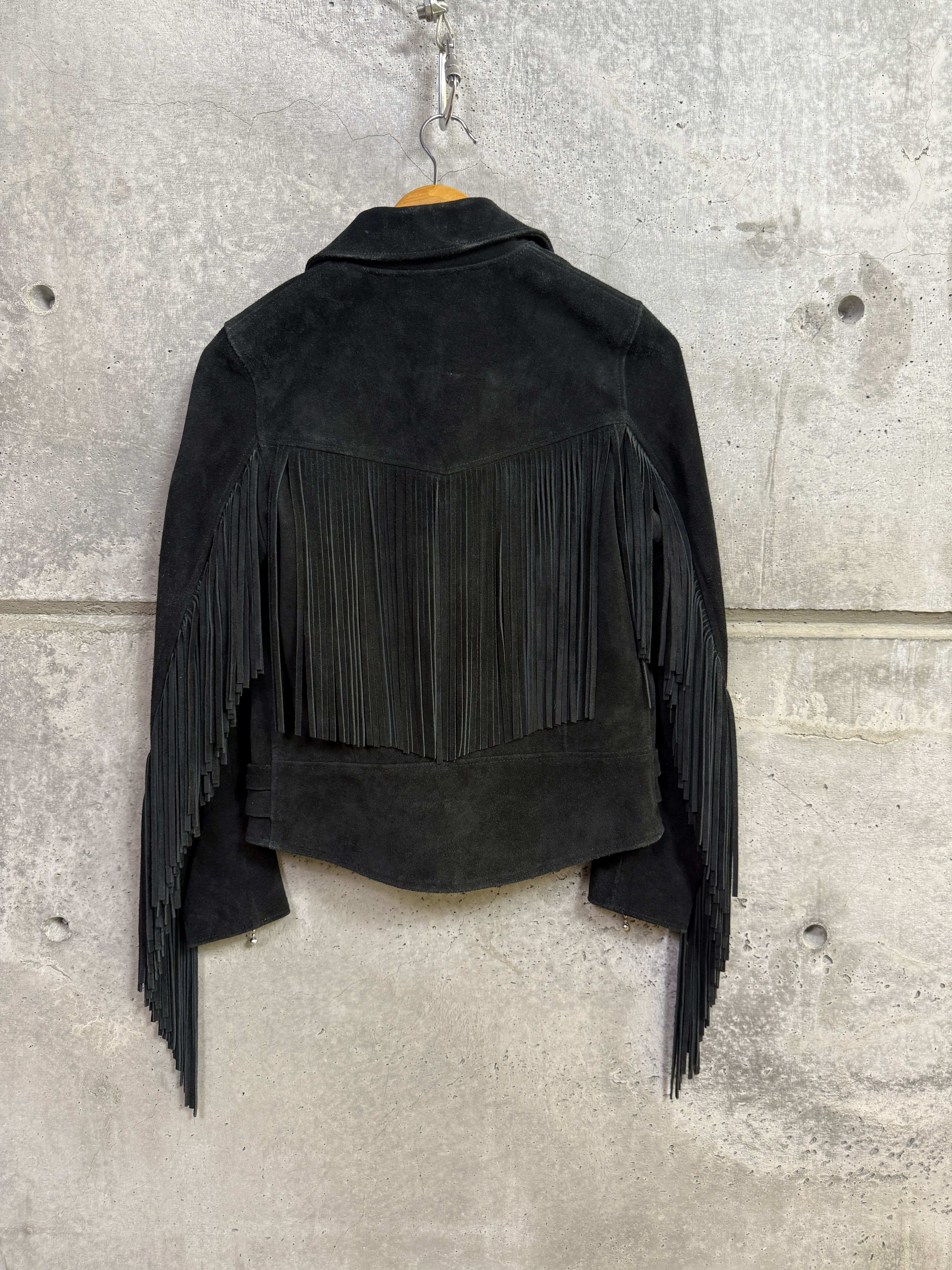 Blackmeans Blackmeans Fringe Suede Riders Jacket Size US S / EU 44-46 / 1 - 2 Thumbnail