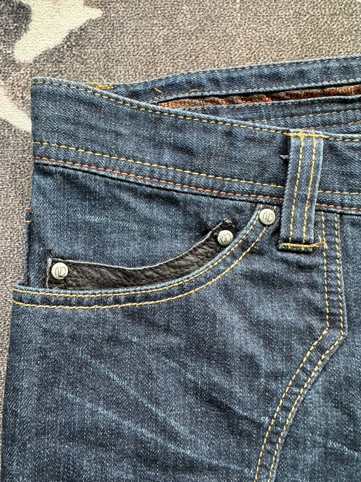 Japanese Brand Y2K NCFM indigo denim Size US 35 - 7 Thumbnail