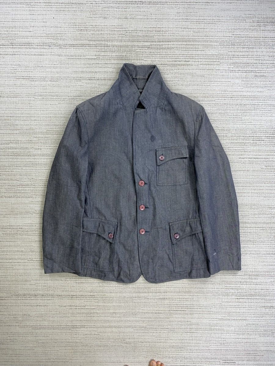 G-Star × Hysteric Glamour × Vintage Vintage G Star Workwear Dark Chambray Utility Pockets Jacket Size US M / EU 48-50 / 2 - 5 Thumbnail