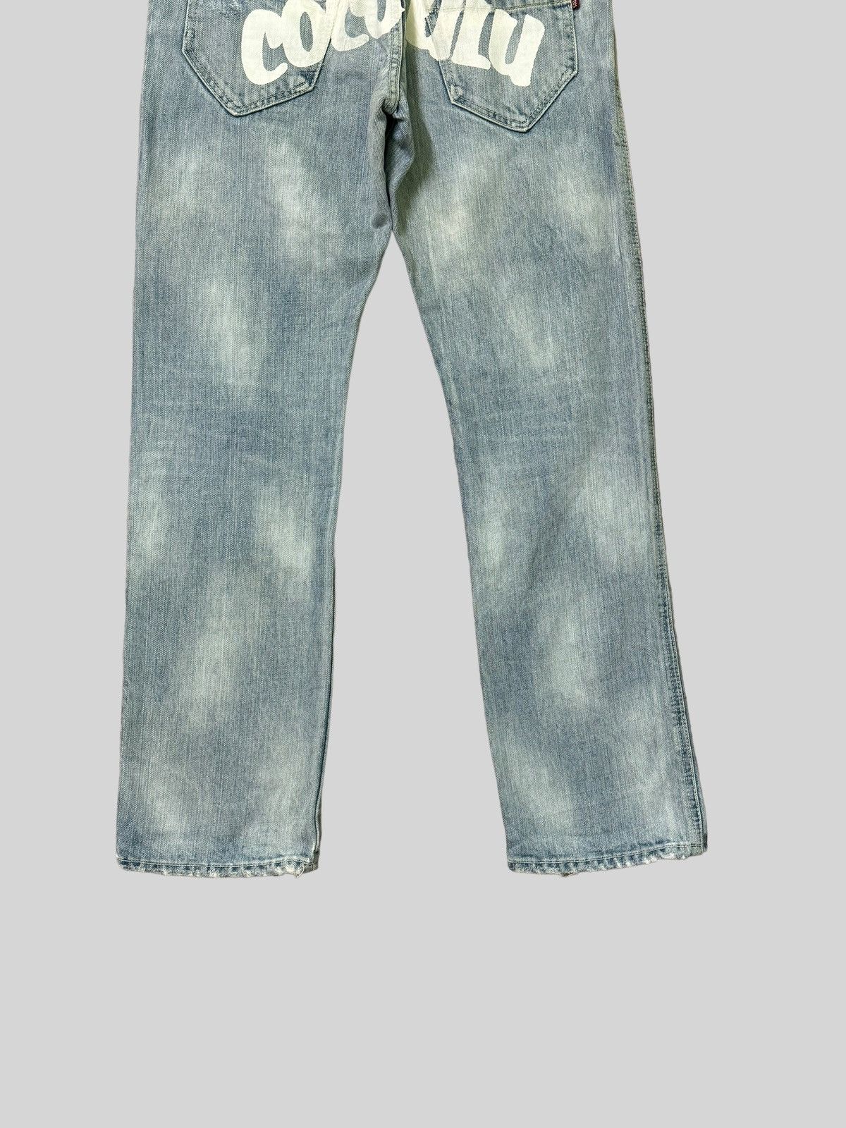 Japanese Brand Distressed COCOLULU Mud WashThrashed Faded Jeans Size US 30 / EU 46 - 12 Thumbnail