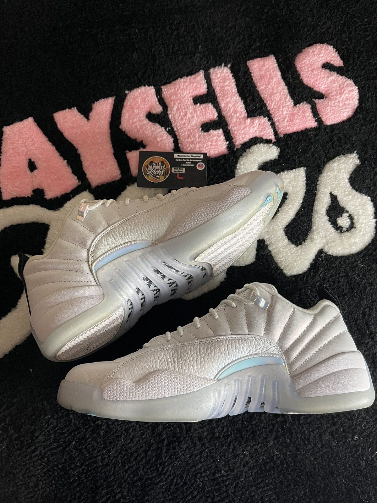 Jordan Brand × Nike Jordan 12 Low Retro "Easter" 2020 Size US 11 / EU 44 - 3 Thumbnail