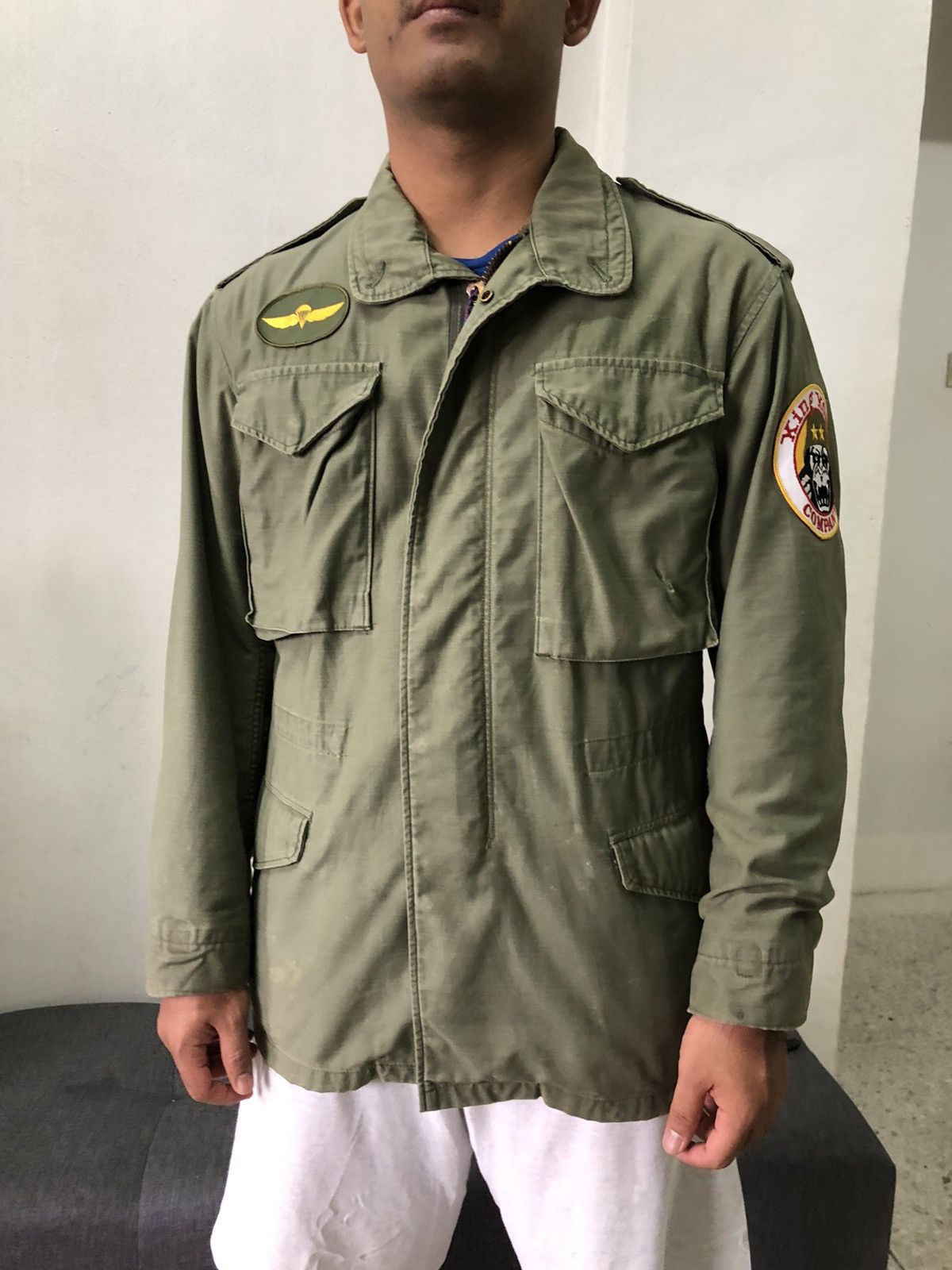 TAXI DRIVER M-65 COAT,MAN'S,FIELD W/HOOD BLACK