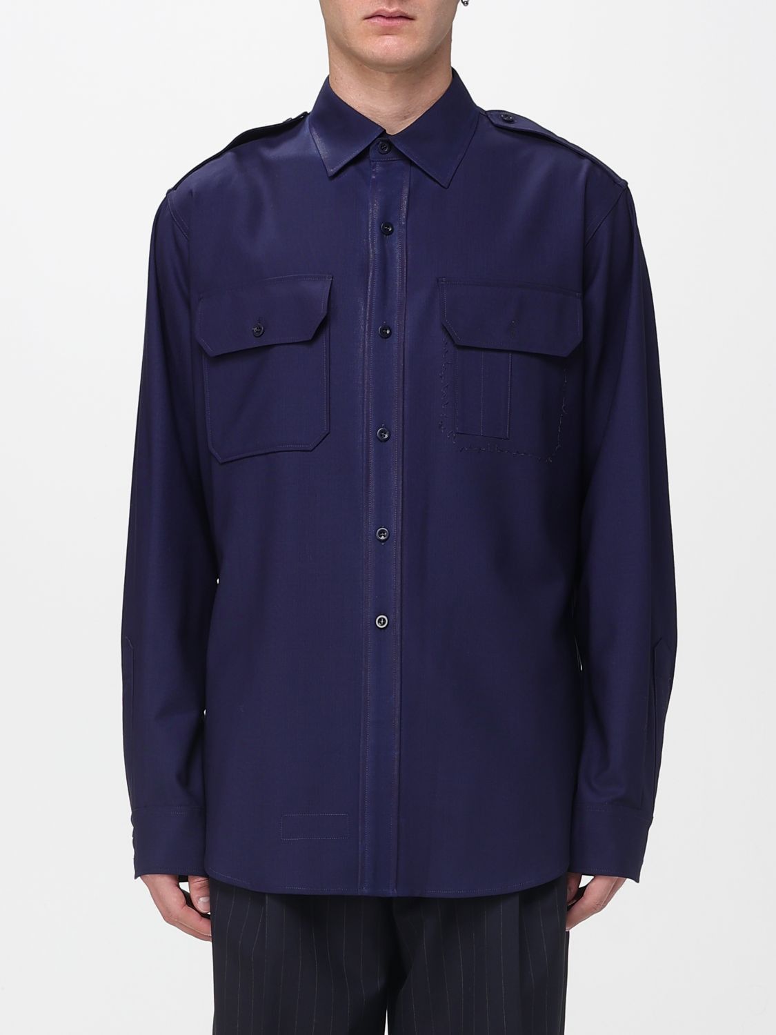 Maison Margiela Shirt Men Blue