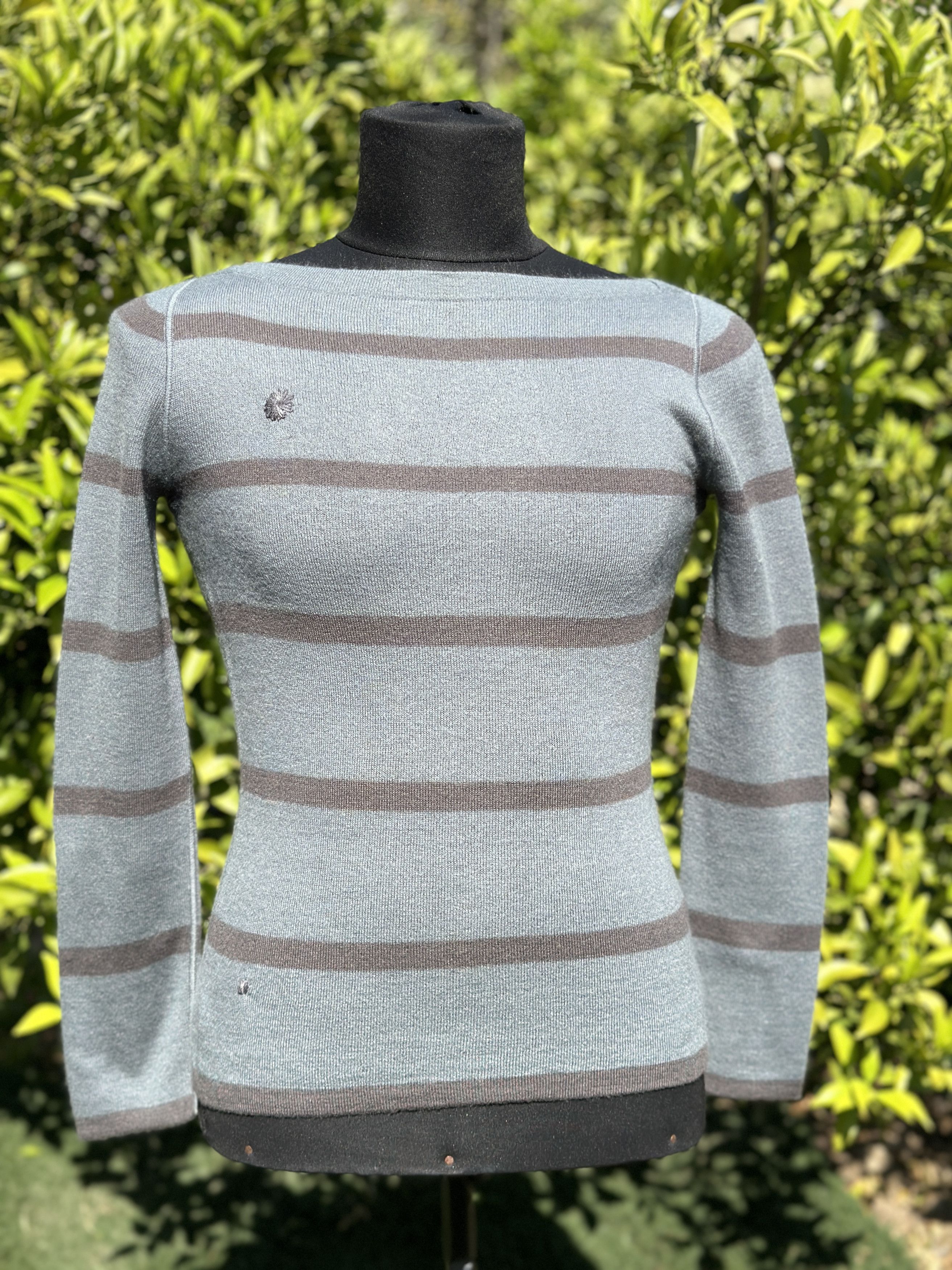 Loro Piana Boat Neck Hand Knit Loro Piana Cashmere Pullover Size 42 S M Size M / US 6-8 / IT 42-44 - 6 Thumbnail