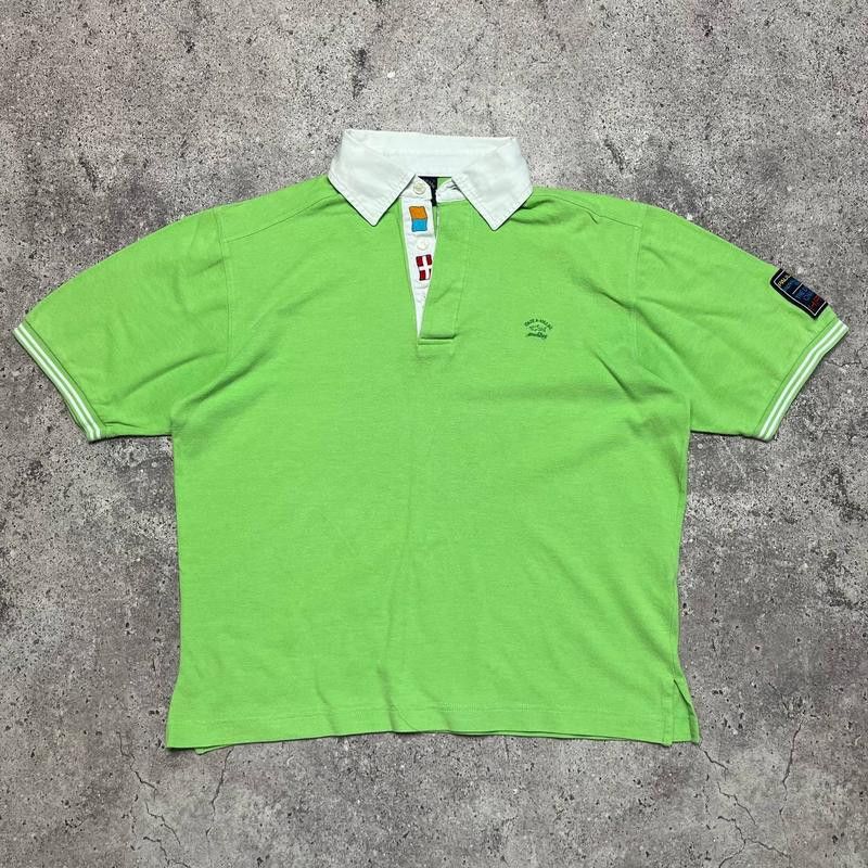 Paul & Shark Paul&Shark Yachting Polo Green Cotton Shirt Logo Size S Size US S / EU 44-46 / 1 - 1 Thumbnail