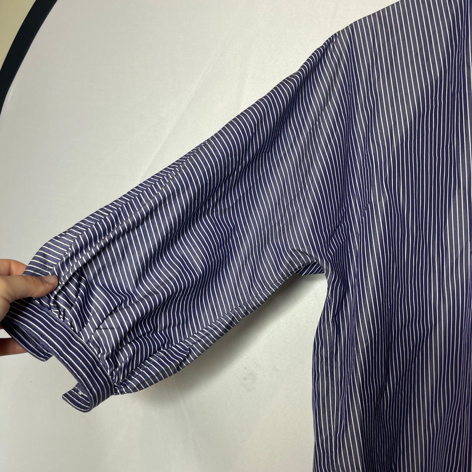 Other Ann Mashburn blue stripe button down blouse sz XS Size XS / US 0-2 / IT 36-38 - 5 Thumbnail