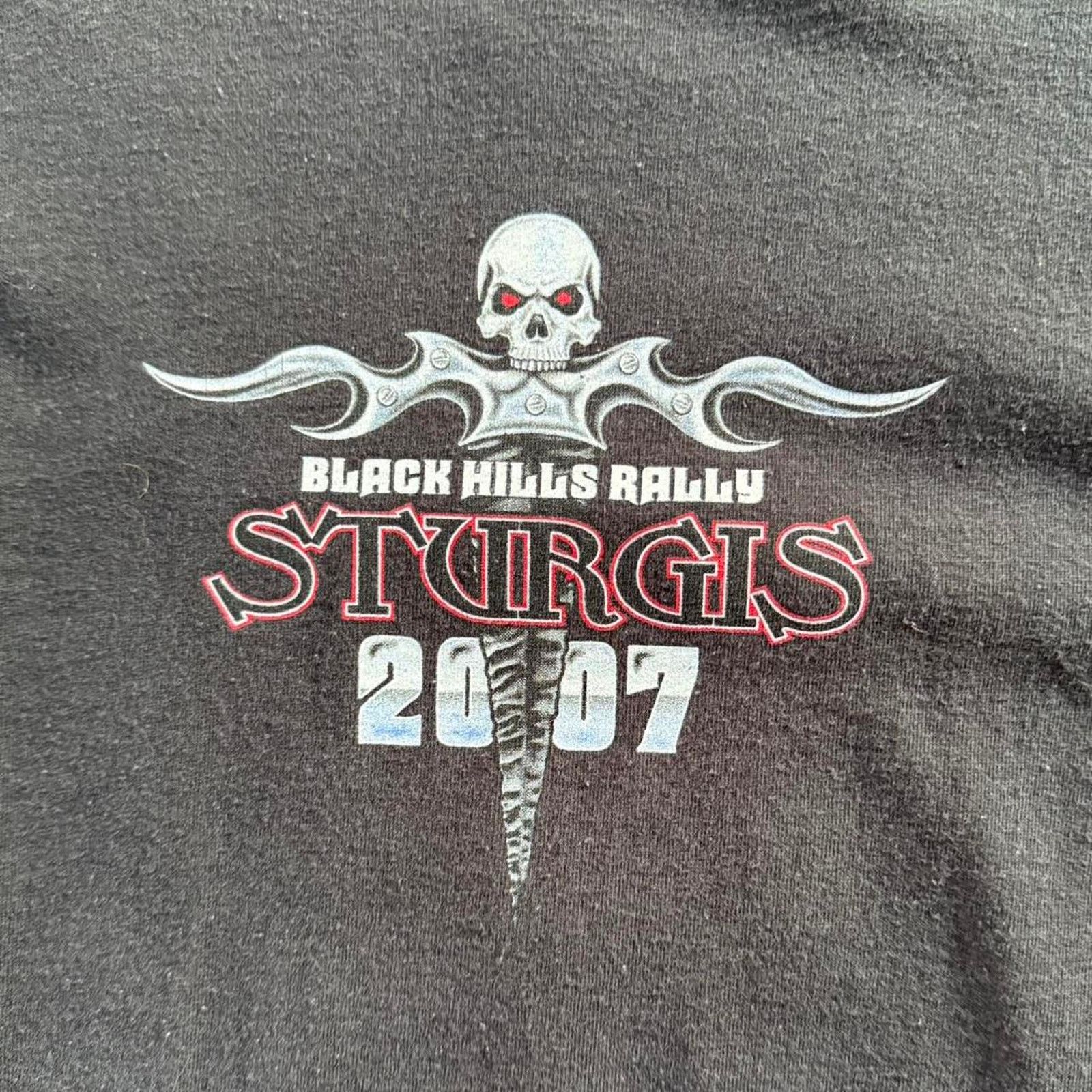 Vintage 2007 Black Hills Rally Sturgis Long Sleeve Shirt Size US XXL / EU 58 / 5 - 4 Thumbnail