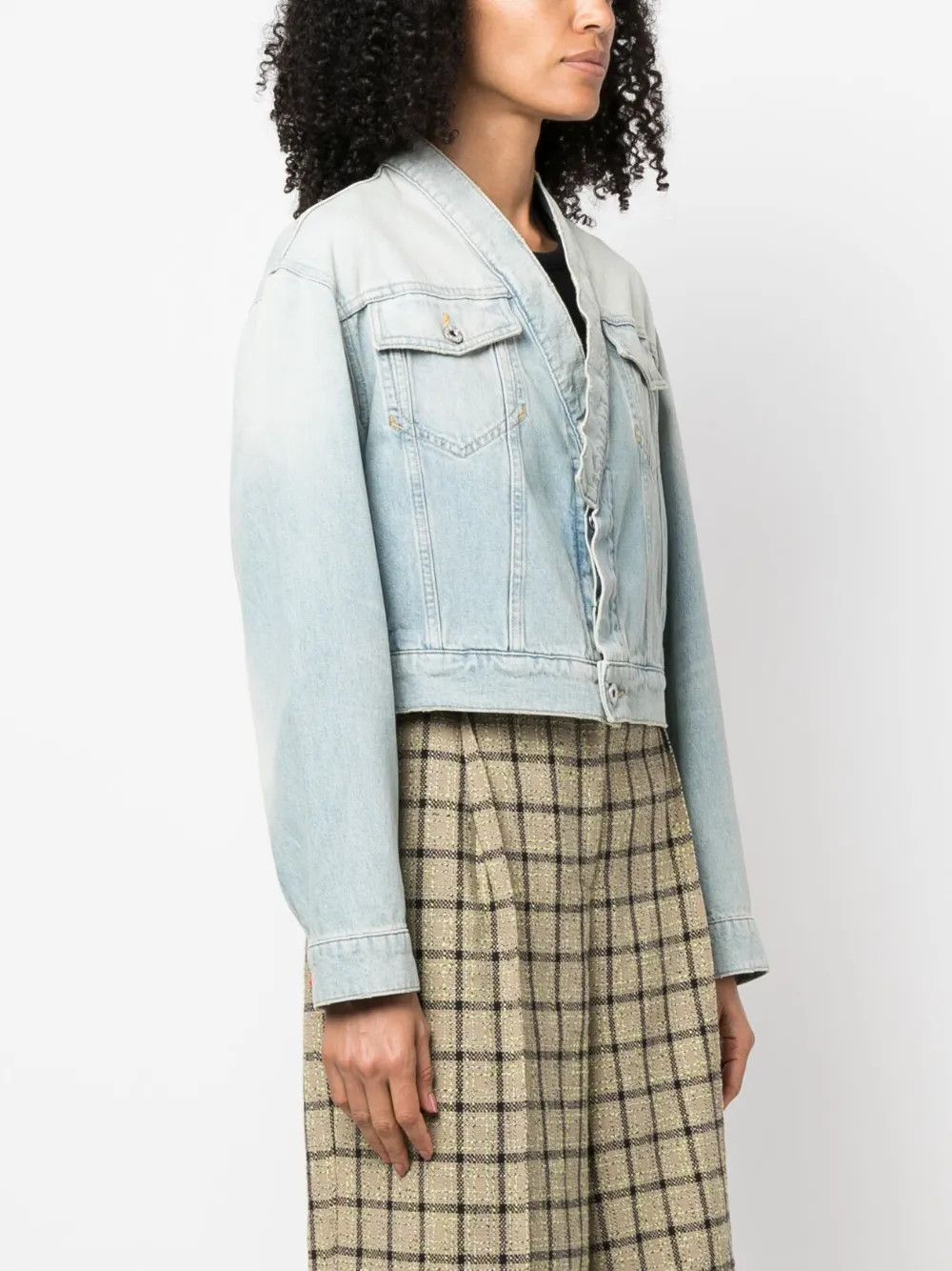 Kenzo o1y1025 Denim Jacket in Blue Size L / US 10 / IT 46 - 3 Thumbnail