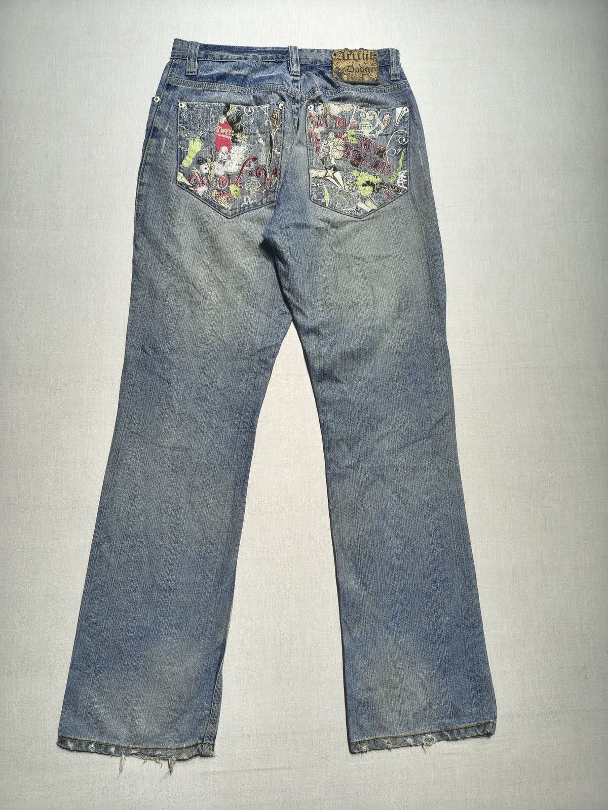Artful Dodger Insane embroidered artful dodger jeans 🤯(038) Size US 30 / EU 46 - 1 Thumbnail