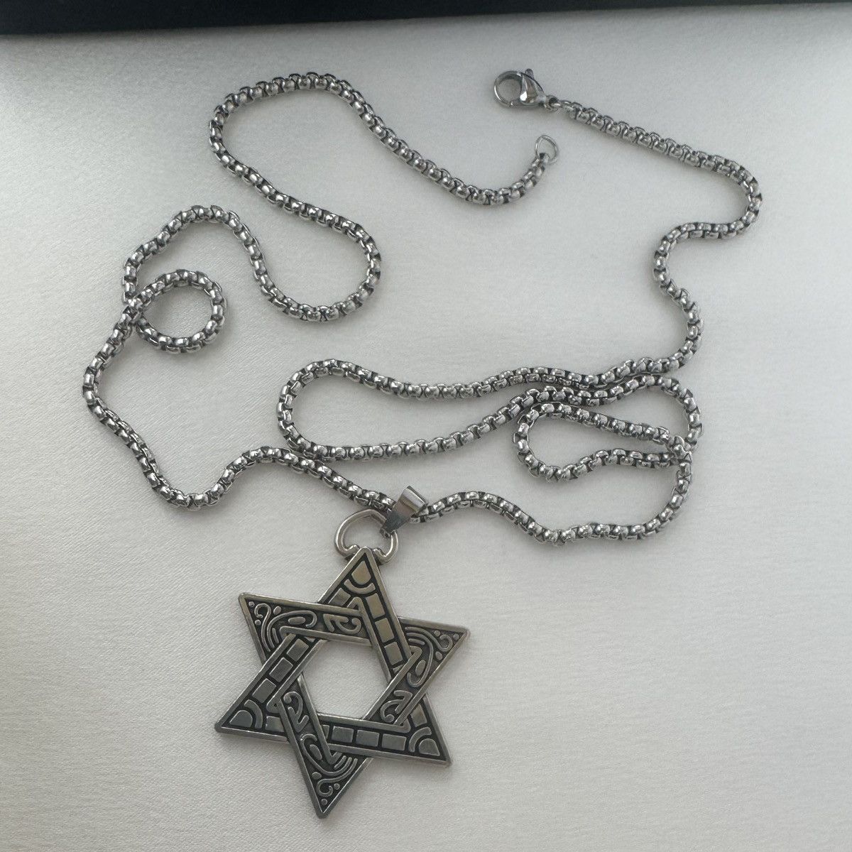 Other Six Point Star Pendant Necklace for Men Women Unisex Style Size ONE SIZE - 5 Thumbnail